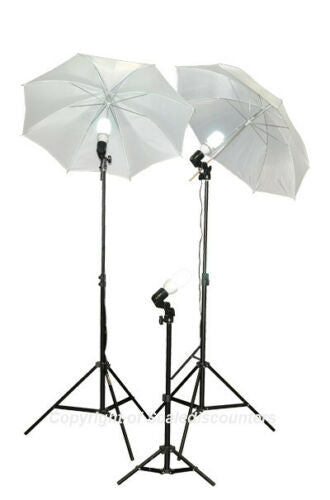 Video Film Photo Studio Portrait 3 Light Stand Kit DK3