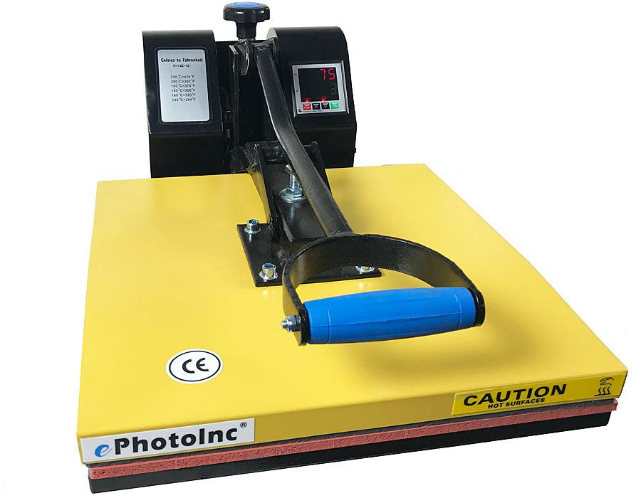ePhotoInc Digital T Shirt Heat Press Machine Industrial Quality Printing  Press EPH15BLK