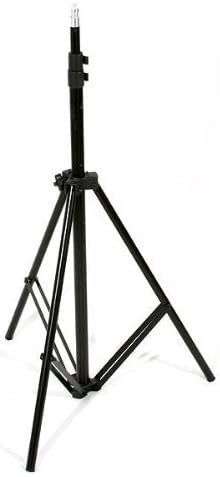 Video Studio Lighting Kit with Background Support Stands 3pcs 10'x10' Chromakey Green Screen, Black, White and Case