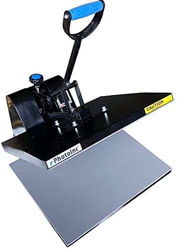 INTBUYING 16x24 Heat Press Machine Manual Clamshell Flat Transfer Sublimation  Machine Printing 