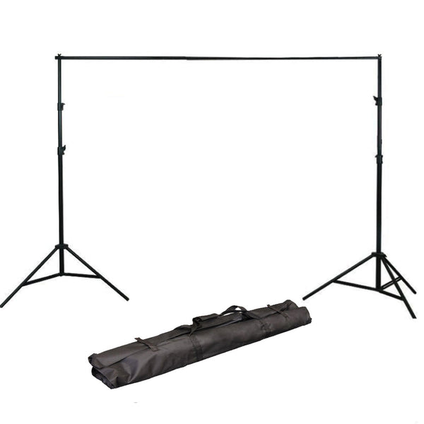 8.5ft x 10ft Photography Studio Backdrop Photo Video Support System 2 Background Stands 4 Adjustable Cross Bars Carrying Case Kit H804