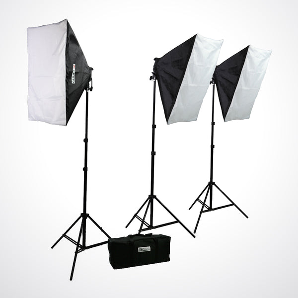 2400W VIDEO PHOTOGRAPHY STUDIO 3 SOFTBOX CHROMAKEY BACKGROUND STAND LIGHTING KIT