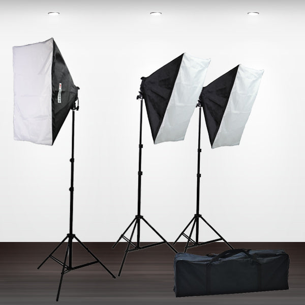 Softbox Video Studio Photo Lighting with Case for ChromaKey