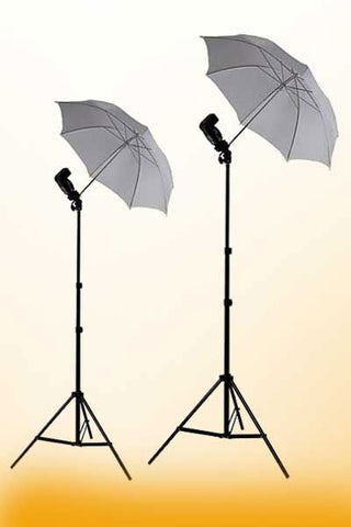 2 x Off Camera Flash Mount Photograph Lighting Flash Umbrellas Case kit HUB4