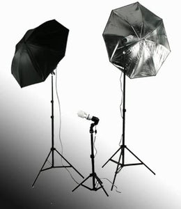 Photograph Video Film Studio Photo Umbrella with 3 Point Continuous lighting Light Kit