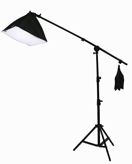 3 Softbox Boom Stand Hair Light 2700 W Continuous Video Photo Studio Lighting