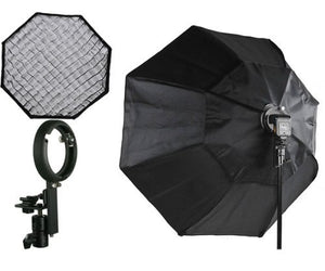 37" Octagon Honeycomb Grid Softbox with Flash Mounting for Nikon Canon LBW895GD